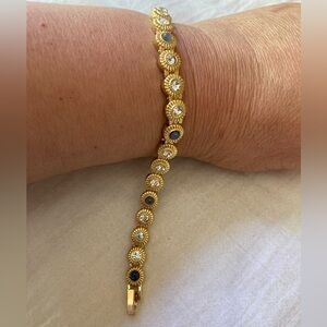 Blue &‎ Clear Stones Bracelet